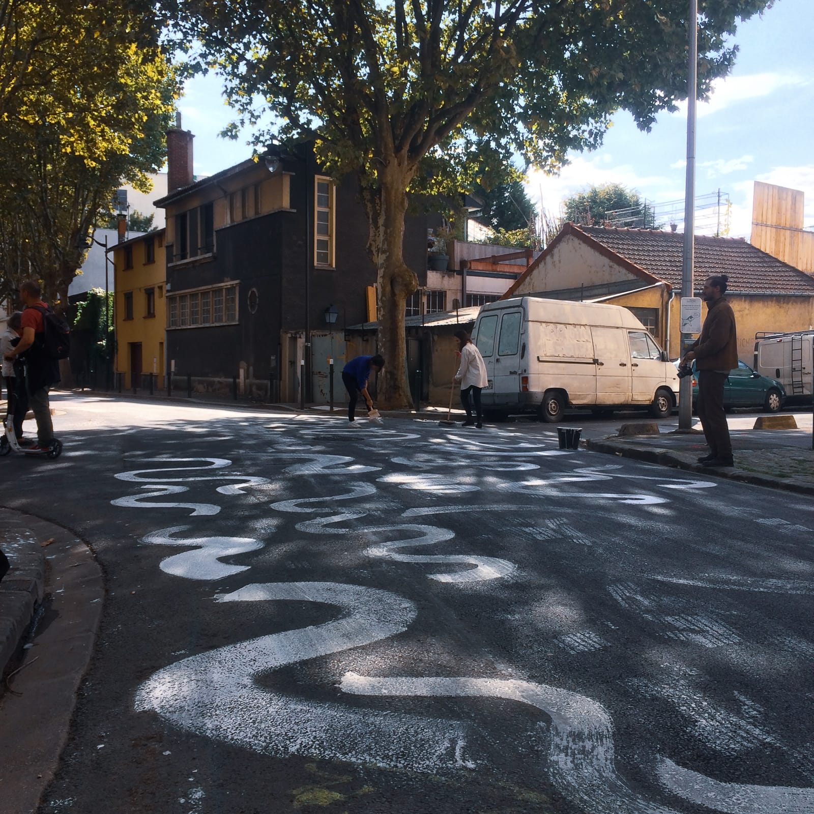FACT ile saint denis fresque ancien bras eau ®Hermeline carpentier fabrication maison Simon Cathelain