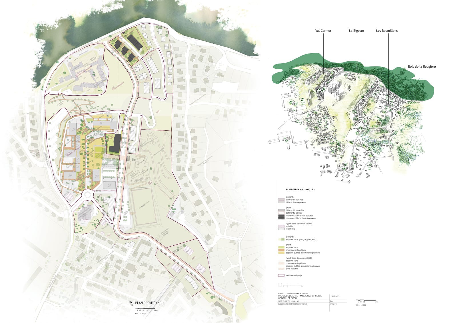 Planche projet Rénovation cité solidarité®Hermeline Carpentier