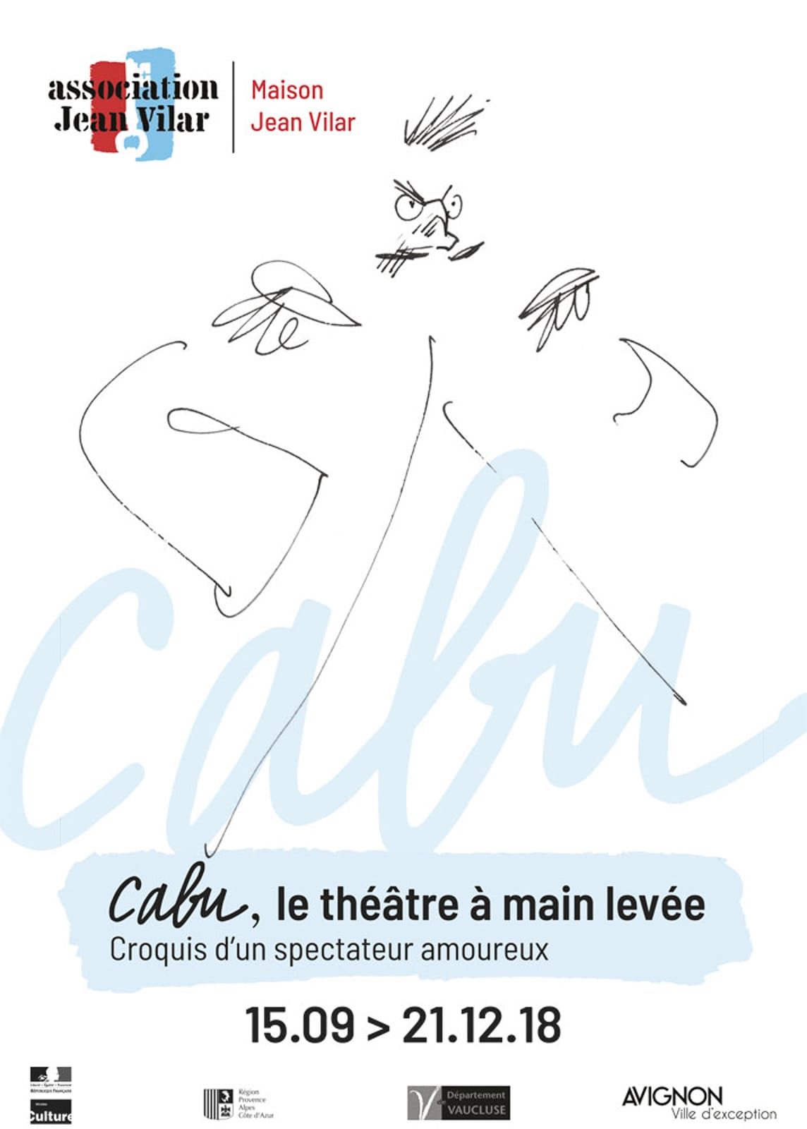 exposition Cabu Maison Jean Vilar 2018