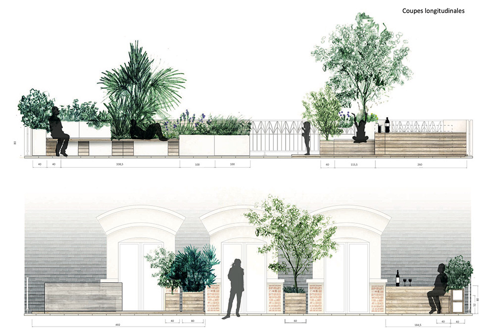 Terrasse méditerranéenne à Meudon ®Hermeline Carpentier